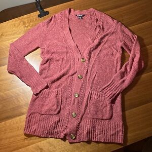 Sherpa Adventure Gear Red Knit Cardigan